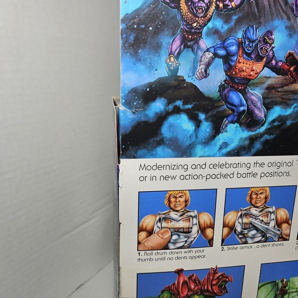 Brand New Masters Of The Universe Battle Armor He Man And Battle Cat Set - Picture 11 of 15
